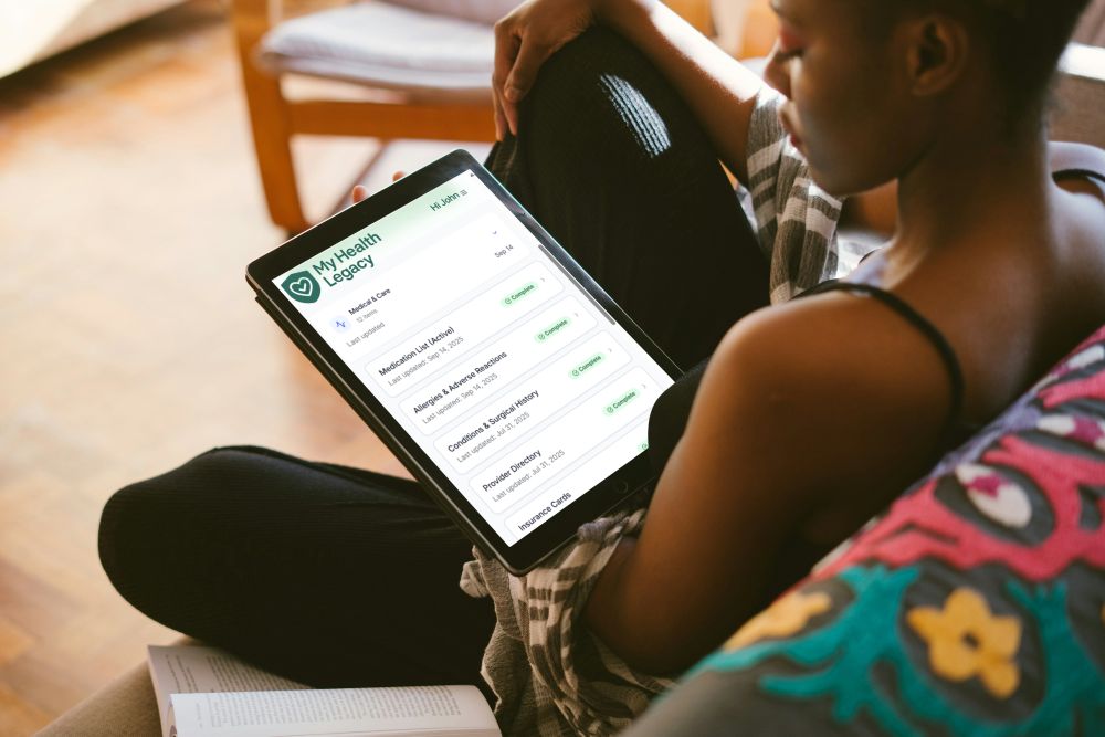 Organized health information ready when needed